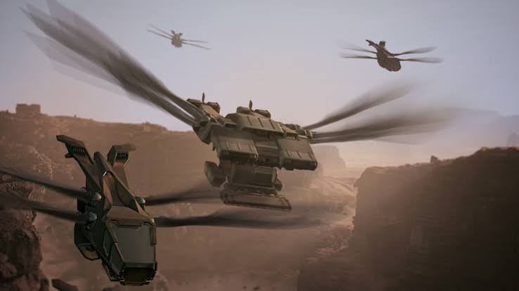 Ornitóptero de Transporte (Carrier) en Dune: Awakening