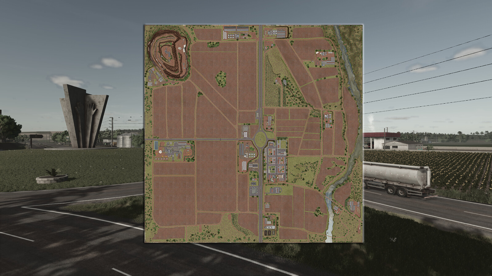 Mapa BR-163, MS