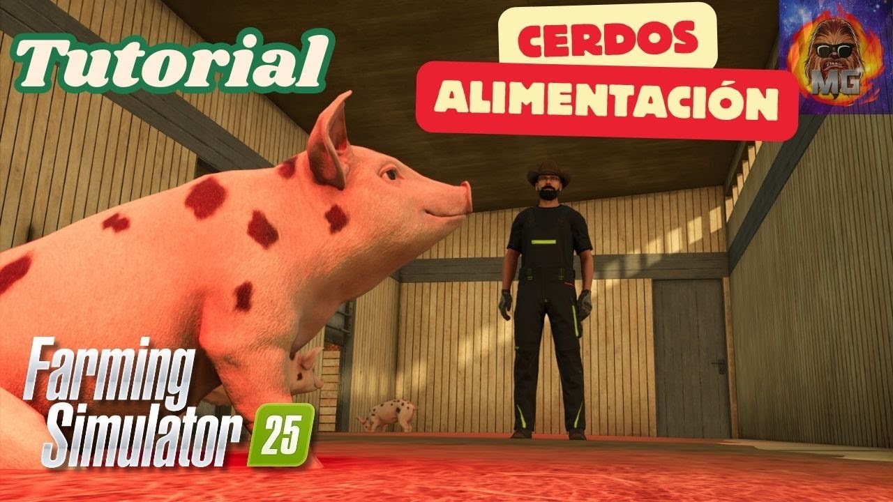 Cerdos en Farming Simulator 25