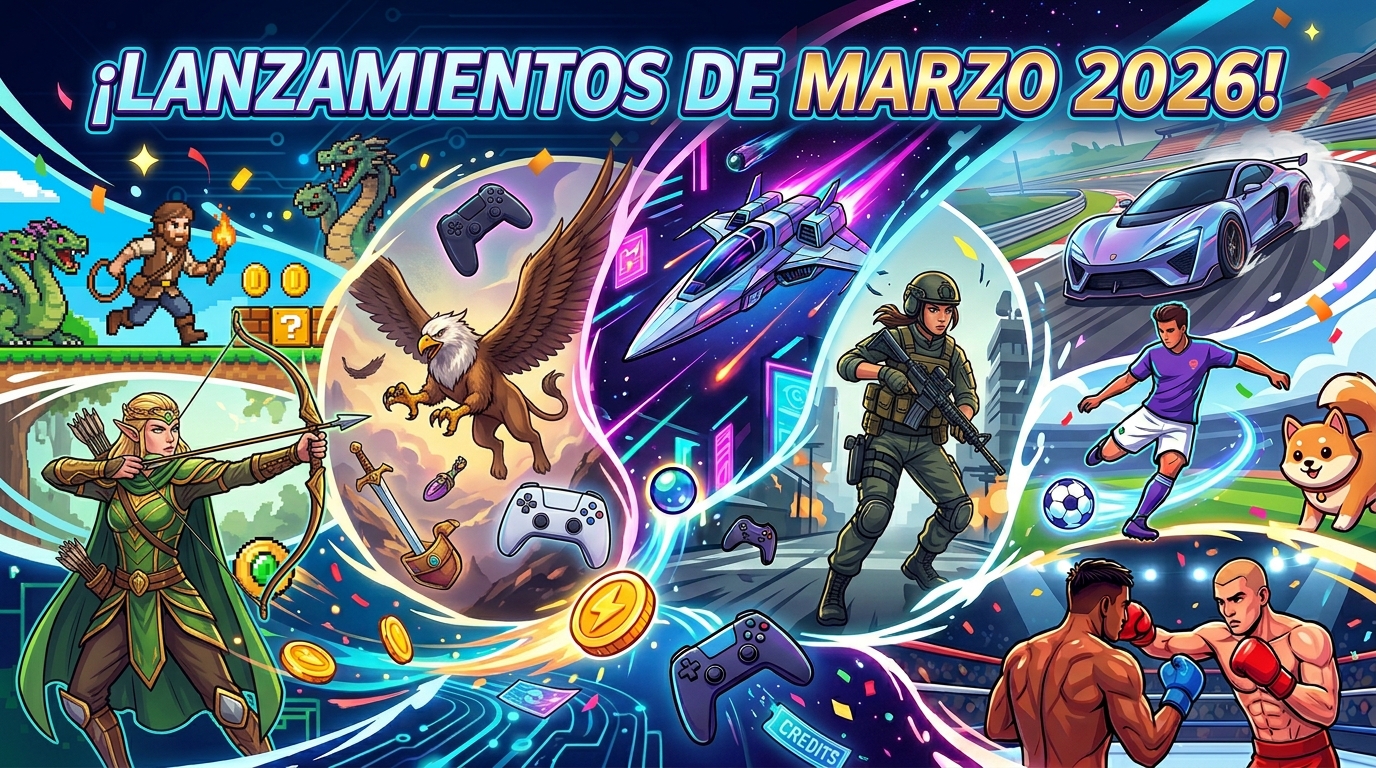 🎮 El mes que lo cambia todo: Lanzamientos de videojuegos más esperados de Marzo 2026